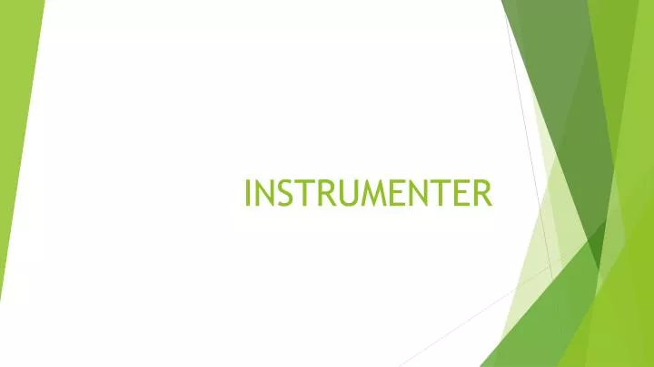 instrumenter