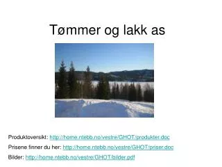 t mmer og lakk as