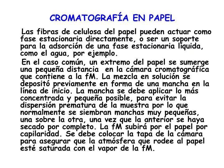 cromatograf a en papel