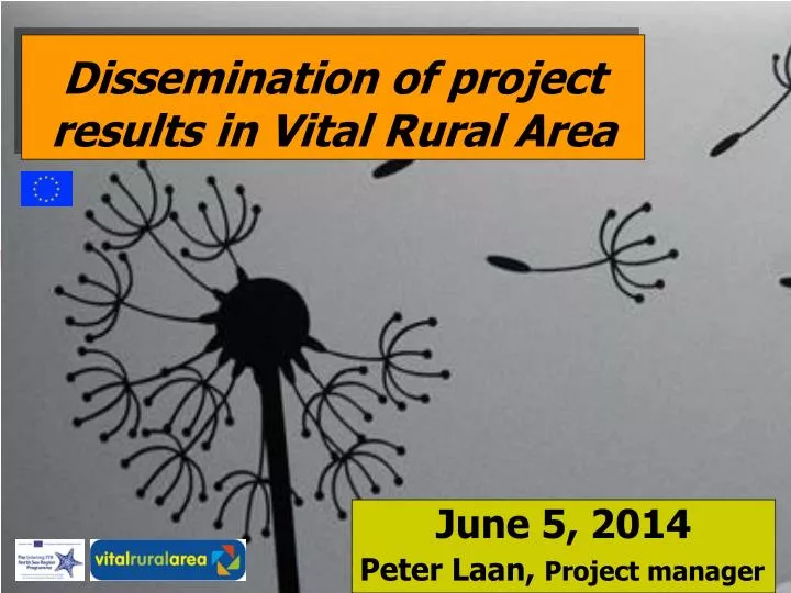 dissemination of project results in vital rural area