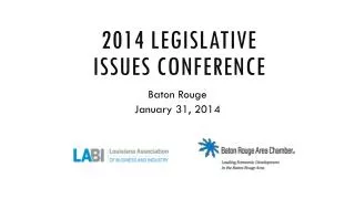 2014 Legislative Issues Conference