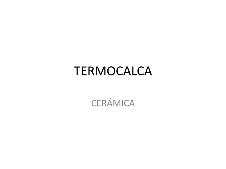 termocalca