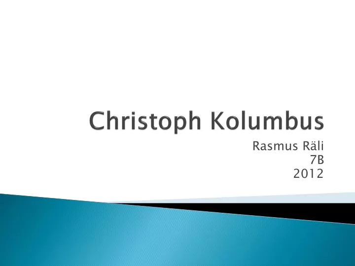 christoph kolumbus