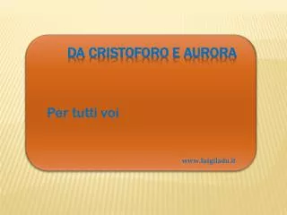per tutti voi www luigiladu it