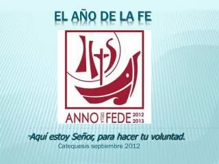 catequesis septiembre 2012