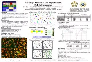4-D Image Analysis of Cell Migration and Cell-Cell Interaction