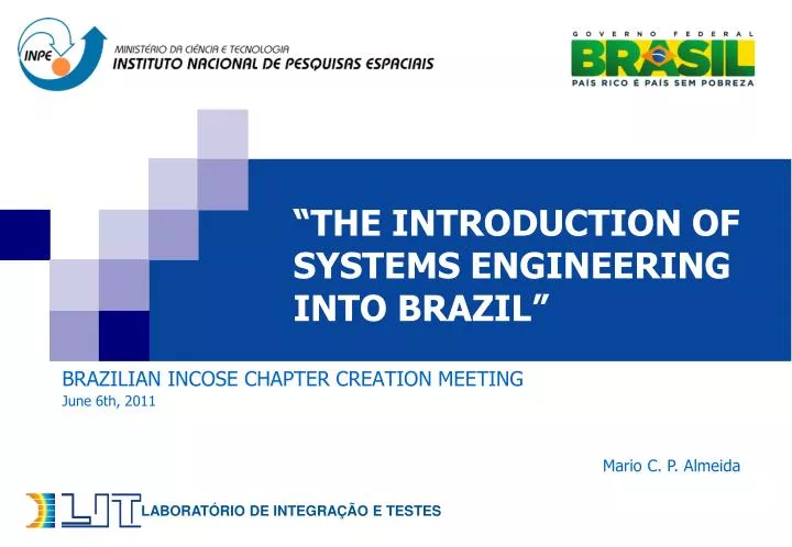 the introduction of systems engineering into brazil