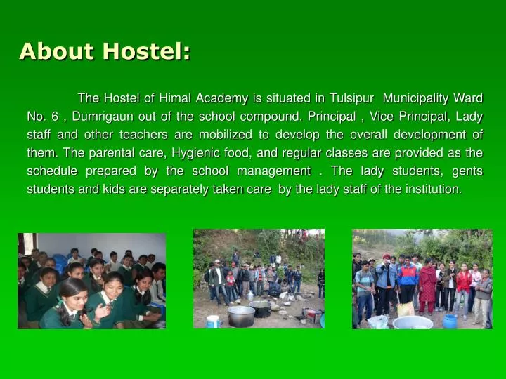 about hostel