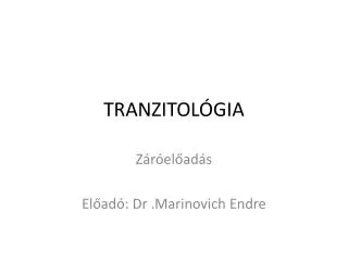 tranzitol gia