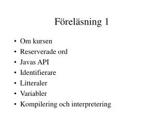 f rel sning 1