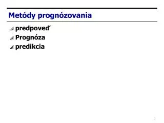 met dy progn zovania
