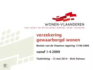 verzekering gewaarborgd wonen