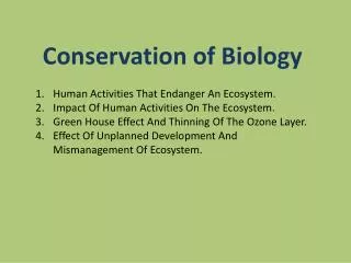 Human Activities That Endanger An Ecosystem. Impact Of Human Activities On The Ecosystem.