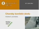 Choroby končetin skotu - slide 1