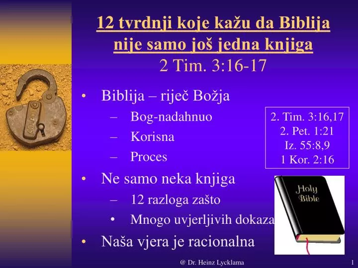 12 tvrdnji koje ka u da biblija nije samo jo jedna knjiga 2 tim 3 16 17