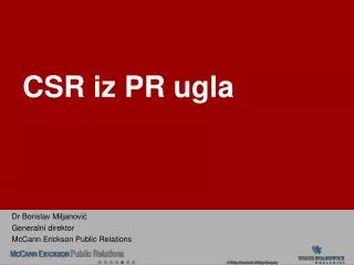 csr iz pr u gla