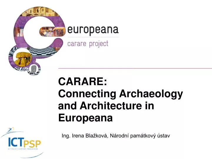 carare connecting archaeology and architecture in europeana