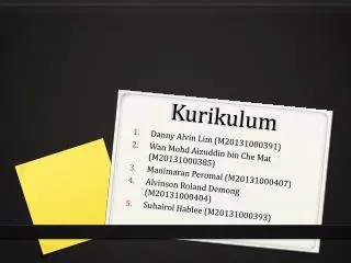 kurikulum
