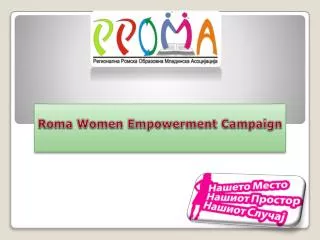 Roma Women Empowerment Campaign