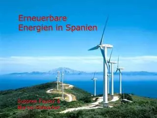 Erneuerbare Energien in Spanien