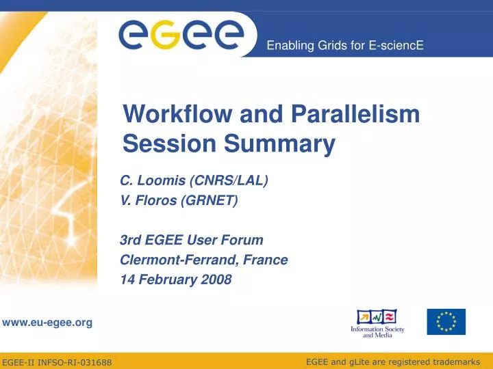 workflow and parallelism session summary
