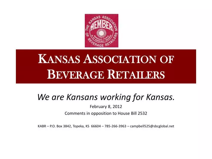 kansas association of beverage retailers
