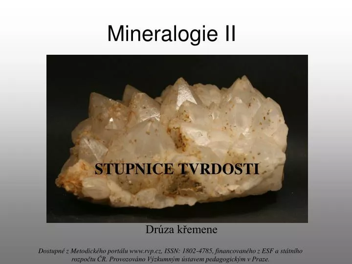 mineralogie ii