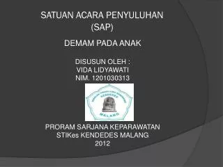 satuan acara penyuluhan sap