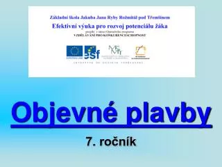 objevn plavby