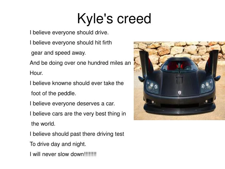 kyle s creed