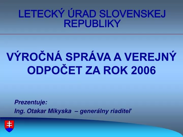 leteck rad slovenskej republiky