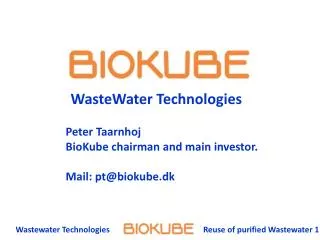 Wastewater Technologies