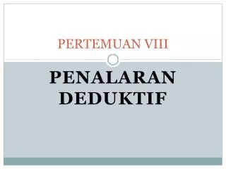 pertemuan viii