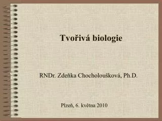 tvo iv biologie