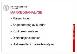markedsanalyse