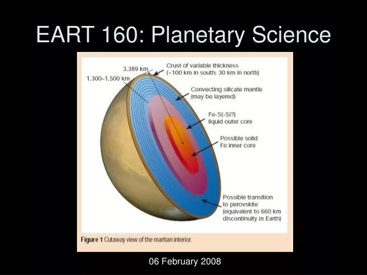 eart 160 planetary science