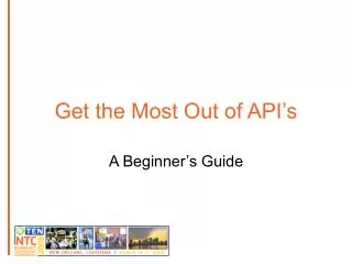 Get the Most Out of API’s