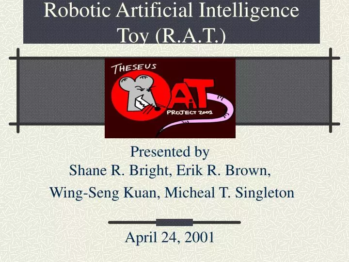 robotic artificial intelligence toy r a t