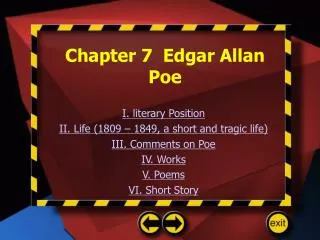 Chapter 7 Edgar Allan Poe