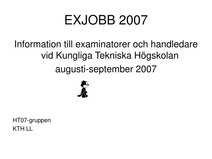 exjobb 2007