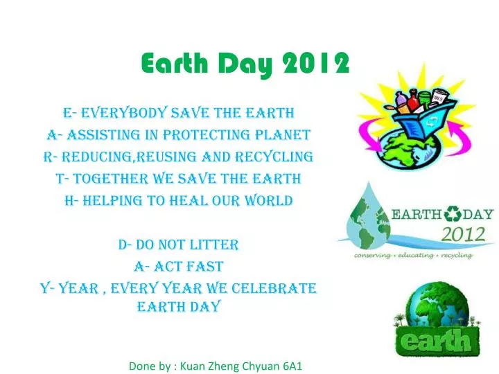 earth day 2012