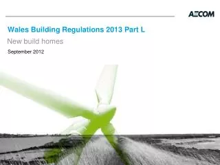Wales Building Regulations 2013 Part L