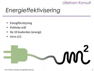 energieffektivisering