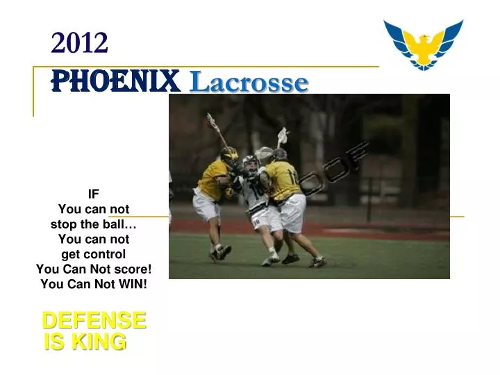 2012 phoenix lacrosse