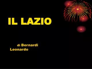 il lazio
