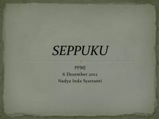 seppuku