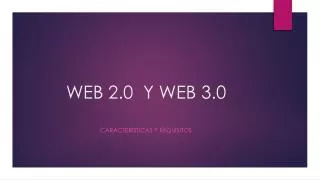 web 2 0 y web 3 0