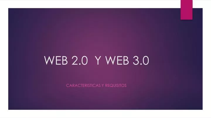 web 2 0 y web 3 0