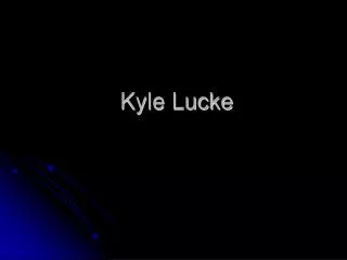 Kyle Lucke