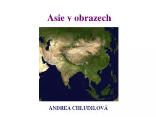 asie v obrazech